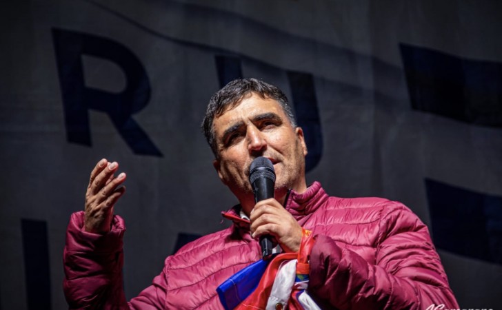 Andrés Lima, intendente de Salto y precandidato por el Frente Amplio para las elecciones presidenciales 2024.