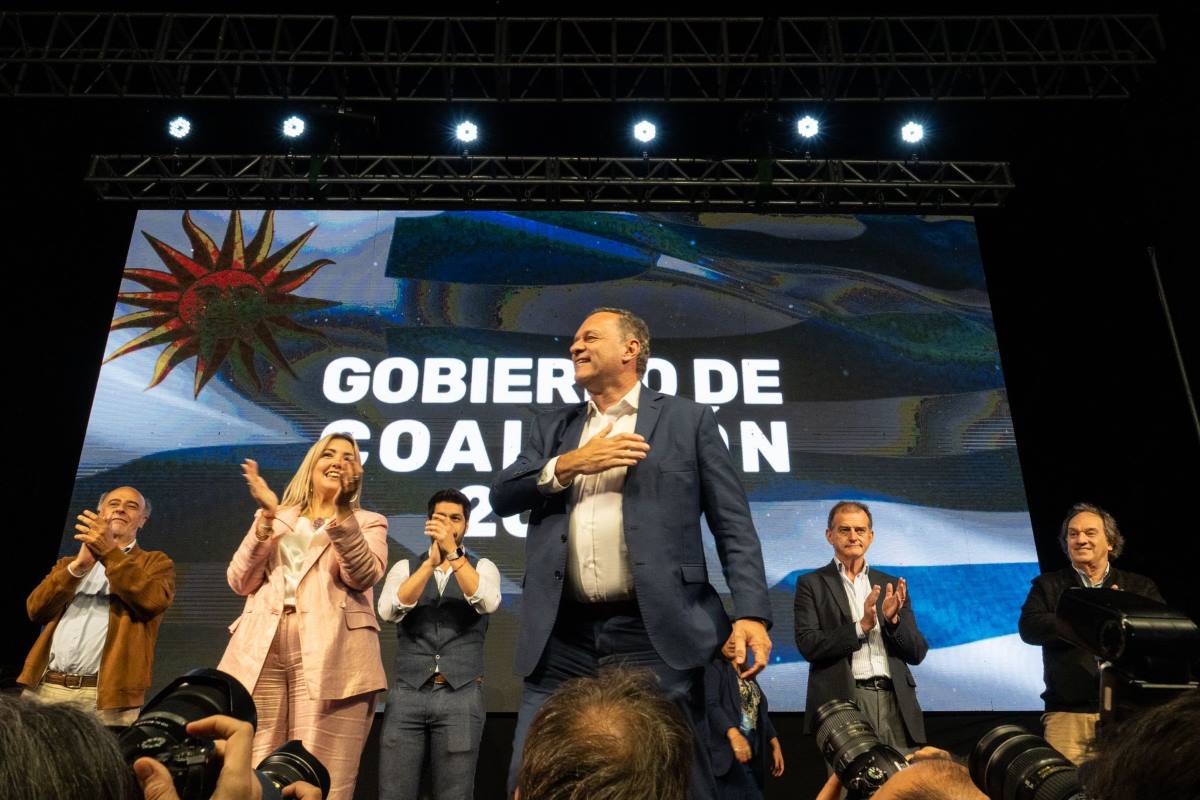 Álvaro Delgado recibió el apoyo de la coalición en la segunda vuelta de 2024. Foto de archivo