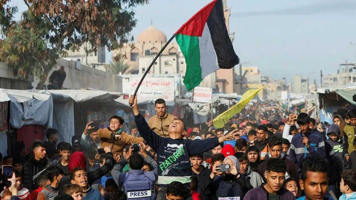 Foto de archivo de enero de 2025, tras el alto al fuego