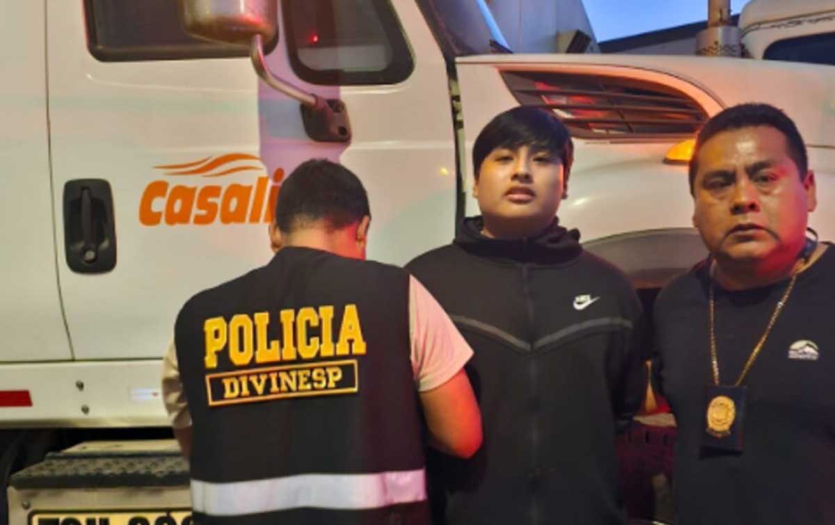 Imagenes del arresto difundudo por Infobae.