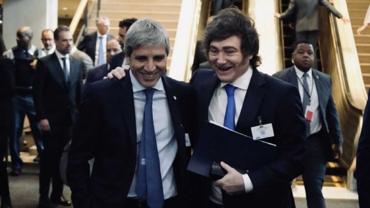 Luis Caputo, ministro de Economía de Javier Milei.