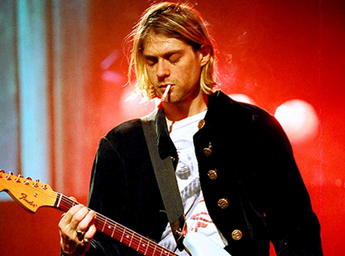 El artista Kurt Cobain.