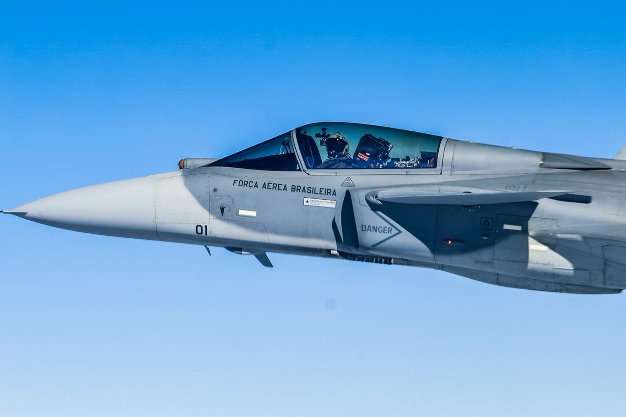  F-39E Gripen de fabricación 100% brasileña. Foto: Gobierno de Brasil