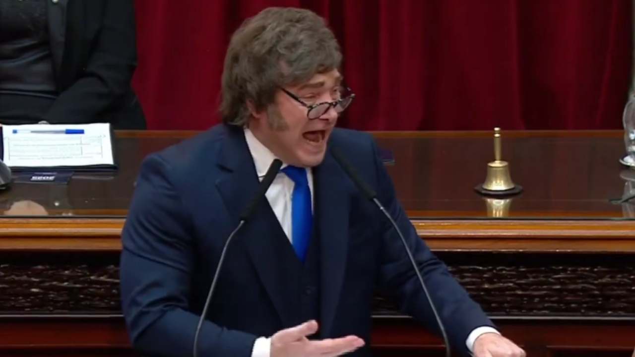 Milei en el Congreso: un discurso de confrontación, exabruptos y ...