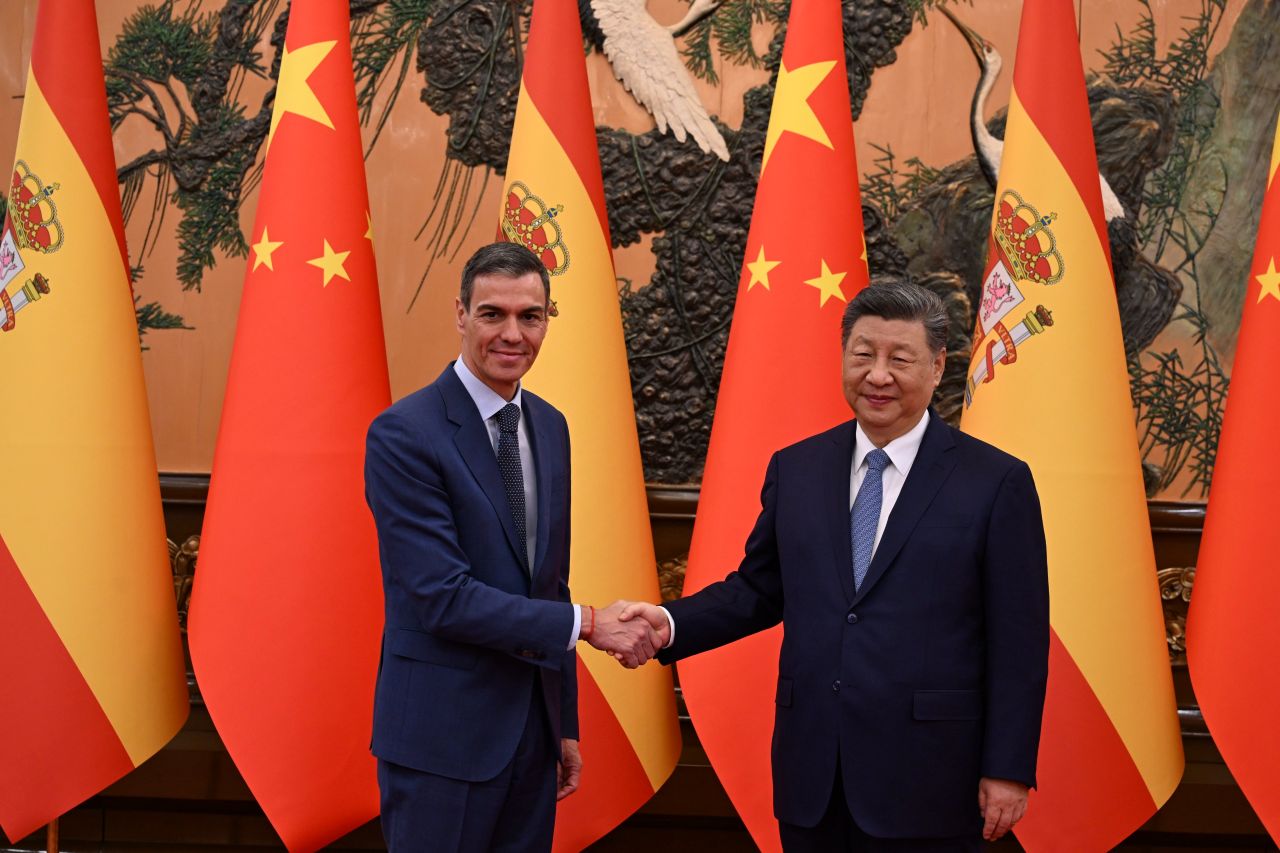 Xi Jinping recibió a Pedro Sánchez en China. Foto: Gobierno de España