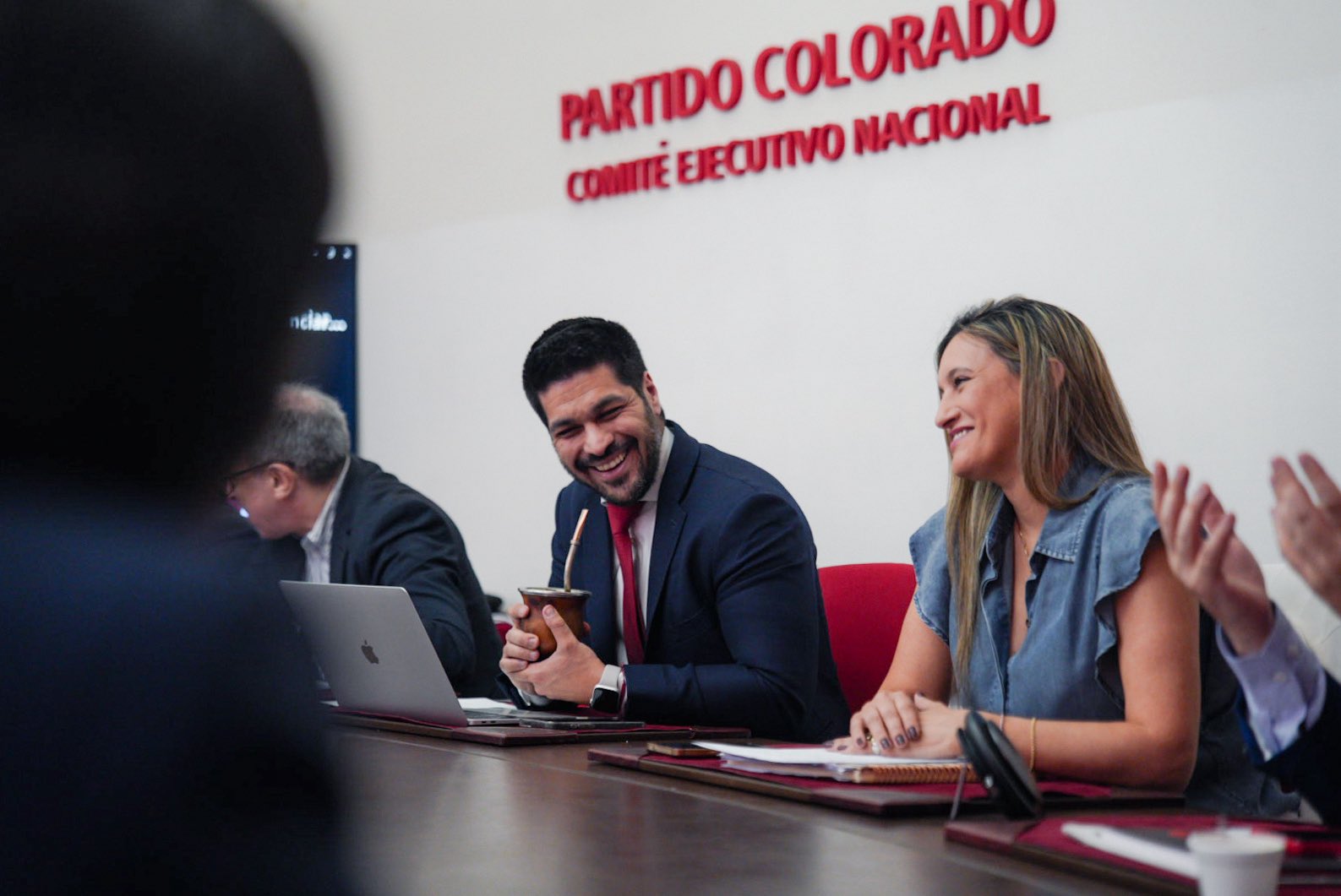 Andrés Ojeda es el secretario general del Partido Colorado. Foto: X / Partido Colorado